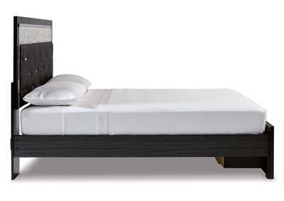 Kaydell Queen Upholstered Panel Storage Bed with Mirrored Dresser,Signature Design By Ashley