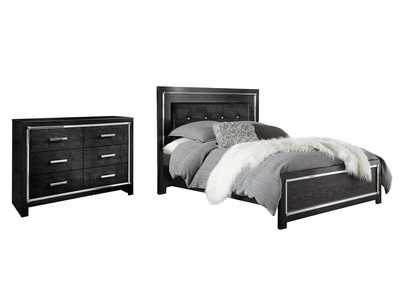 Image for Kaydell King Upholstered Panel Bed with Dresser