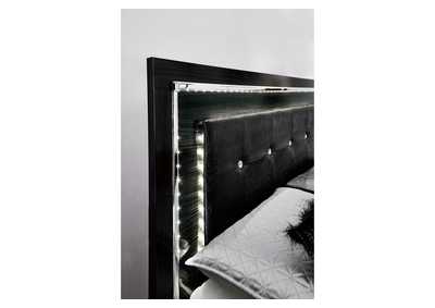 Kaydell King Panel Bed with Storage with Mirrored Dresser and 2 Nightstands,Signature Design By Ashley
