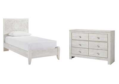 Paxberry Twin Panel Bed with Dresser,Signature Design By Ashley