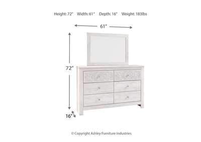 Paxberry Queen Panel Bed with Mirrored Dresser and Chest,Signature Design By Ashley