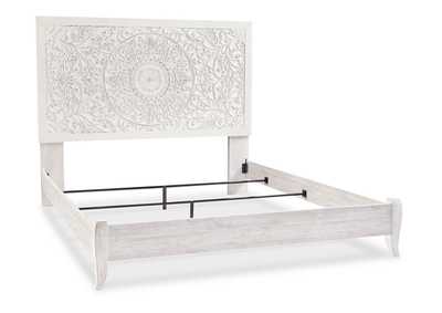 Paxberry King Panel Bed with Mirrored Dresser and Chest,Signature Design By Ashley