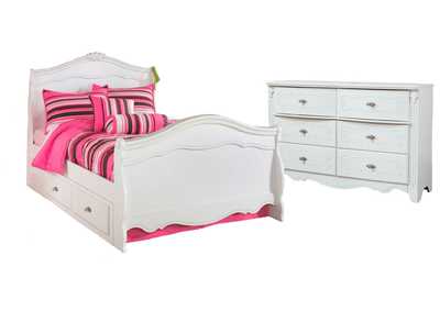 Image for Bostwick Shoals Twin Panel Bed with Mirrored Dresser, Chest and 2 Nightstands