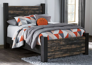 Image for Westinton Black/Brown Full Poster Bed