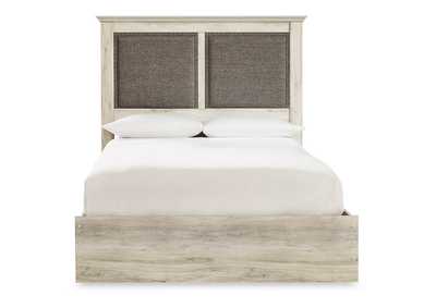 Cambeck Queen Upholstered Panel Bed with Mirrored Dresser, Chest and Nightstand,Signature Design By Ashley