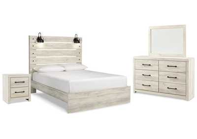 Image for Cambeck Queen Panel Bed with Mirrored Dresser and Nightstand