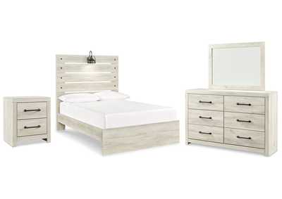 Image for Cambeck Full Panel Bed with Mirrored Dresser and Nightstand