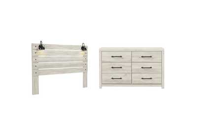 Image for Cambeck King Panel Headboard Bed with Dresser
