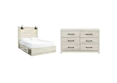 Cambeck Queen Panel Bed with 2 Storage Drawers with Dresser,Signature Design By Ashley