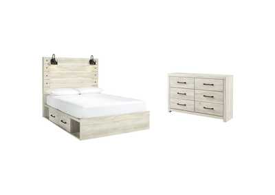 Cambeck Queen Panel Bed with 4 Storage Drawers with Dresser,Signature Design By Ashley