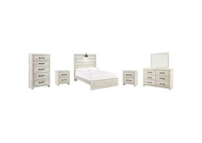 Image for Cambeck Full Panel Bed with Mirrored Dresser, Chest and 2 Nightstands