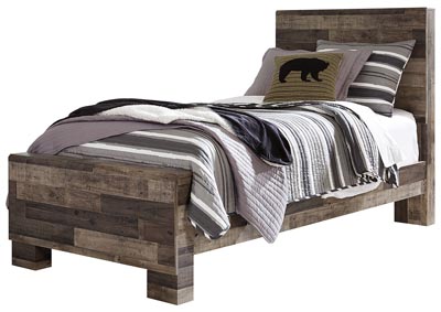 Image for Derekson Multi Gray Twin Panel Bed