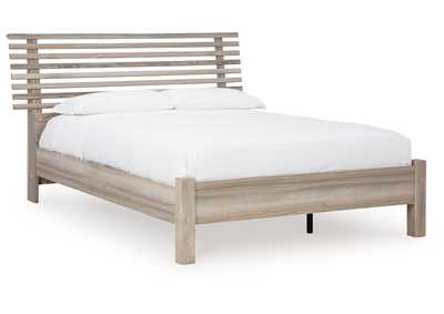 Image for Hasbrick Queen Slat Panel Bed