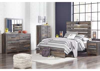Drystan Full Panel Bed with Mirrored Dresser and Chest,Signature Design By Ashley