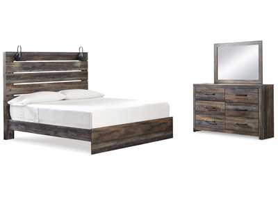 Image for Drystan King Panel Bed, Dresser and Mirror