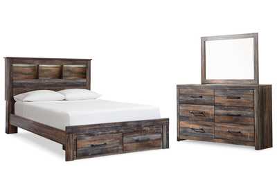 Drystan Full Bookcase Storage Bed, Dresser and Mirror,Signature Design By Ashley