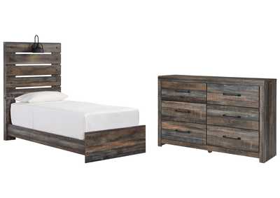 Drystan Twin Panel Bed with Dresser,Signature Design By Ashley