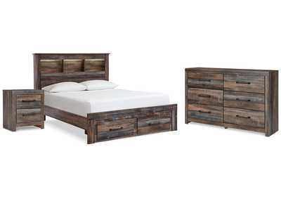 Image for Drystan Full Bookcase Bed, Dresser and Nightstand