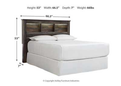 Drystan Queen Bookcase Headboard,Signature Design By Ashley