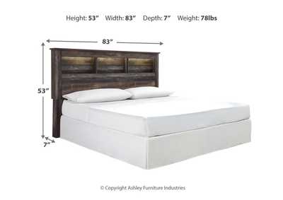 Drystan King/California King Bookcase Headboard,Signature Design By Ashley