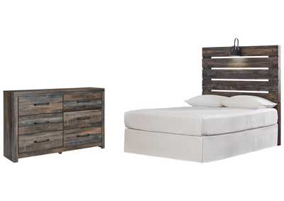 Drystan Full Panel Headboard Bed with Dresser,Signature Design By Ashley