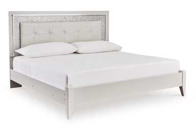 Image for Zyniden King Upholstered Panel Bed