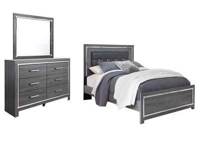 Image for Lodanna Queen Panel Bed with Mirrored Dresser