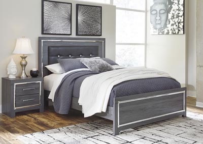 Lodanna Gray Queen Panel Bed