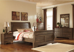 Image for Allymore Queen Sleigh Bed w/Dresser, Mirror and Nightstand