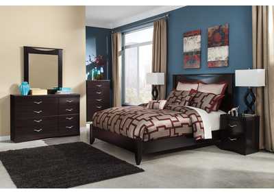 Image for Zanbury Queen Panel Bed w/Dresser, Mirror and Nightstand