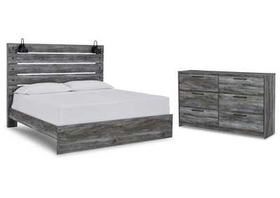 Baystorm King Panel Bed with Dresser,Signature Design By Ashley