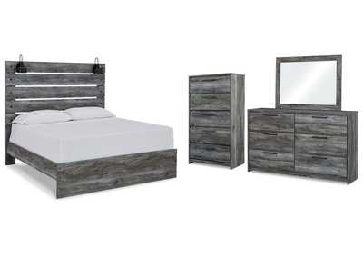 Image for Baystorm Queen Panel Bed, Dresser, Mirror and Chest
