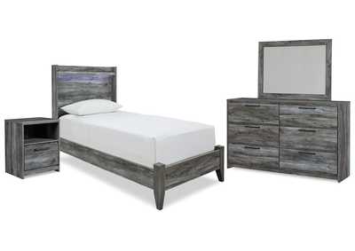 Image for Baystorm Twin Panel Bed, Dresser, Mirror and Nightstand