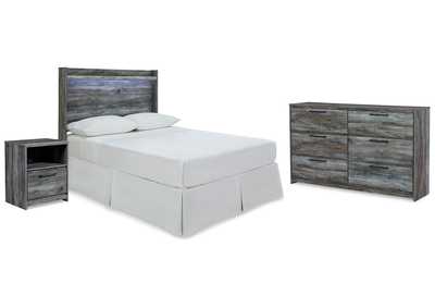 Image for Baystorm Full Panel Headboard, Dresser and Nightstand