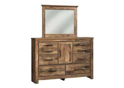 Image for Blaneville Brown Bedroom Mirror