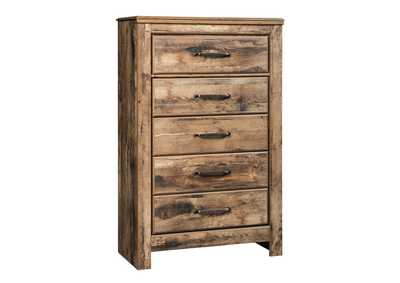 Image for Blaneville Brown Five Drawer Chest