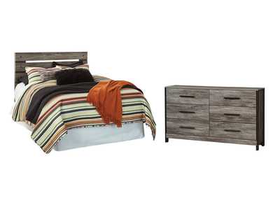 Cazenfeld Full Panel Headboard Bed with Dresser,Signature Design By Ashley