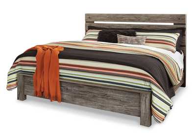 Image for Cazenfeld Black/Gray King Panel Bed