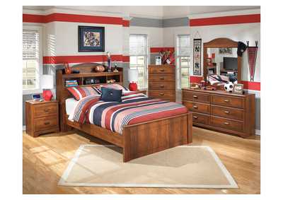 Image for Barchan Full Bookcase Bed, Dresser & Mirror