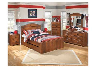 Image for Barchan Full Panel Bed w/ Trundle, Dresser & Mirror