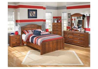 Image for Barchan Full Panel Bed, Dresser & Mirror