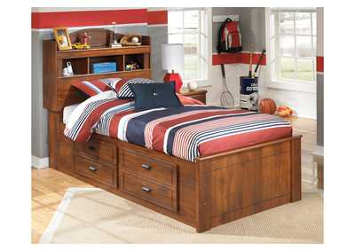 Image for Barchan Twin Bookcase Bed w/ Storage