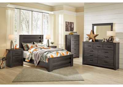 Brinxton Full Panel Bed, Dresser and Mirror,Signature Design By Ashley