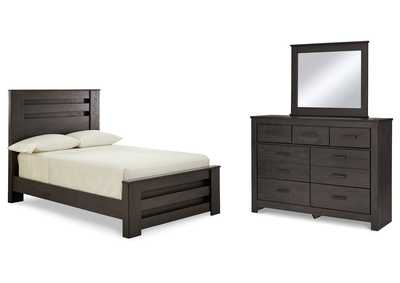 Image for Brinxton Full Panel Bed, Dresser and Mirror