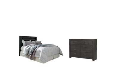 Brinxton Queen/Full Panel Headboard Bed with Dresser,Signature Design By Ashley