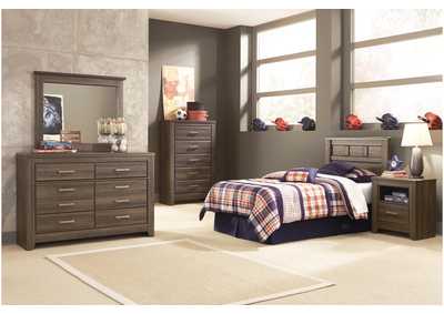 Image for Juararo Twin Panel Headboard, Youth Dresser & Mirror