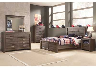 Image for Juararo Full Panel Bed, Youth Dresser & Mirror