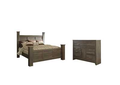 Image for Juararo King Poster Bed with Dresser