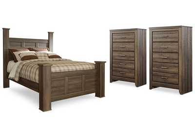 Image for Juararo Queen Poster Bed and 2 Chests