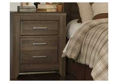Juararo King Poster Bed with Mirrored Dresser, Chest and Nightstand,Signature Design By Ashley